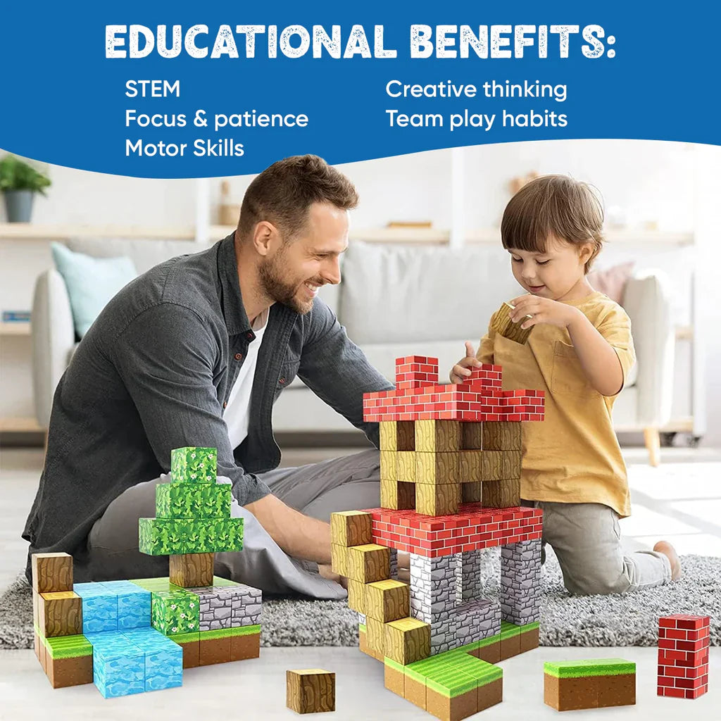 Thatcaps™ STEM Learning Magnetic Building Blocks